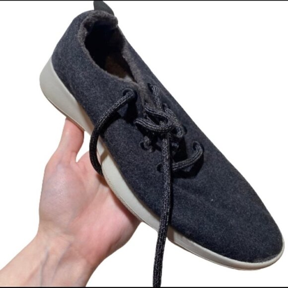 Allbirds Charcoal Gray Wool Runners 7 - Picture 1 of 6